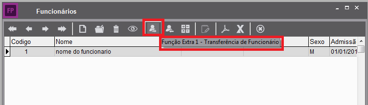 transferência de funcionário